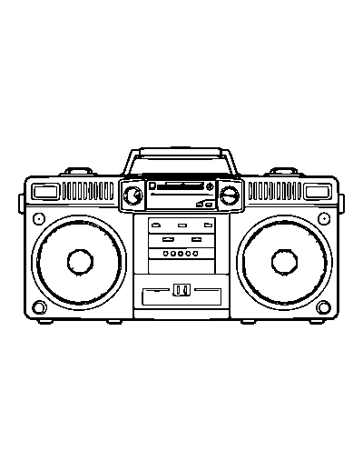 Retro Boombox
