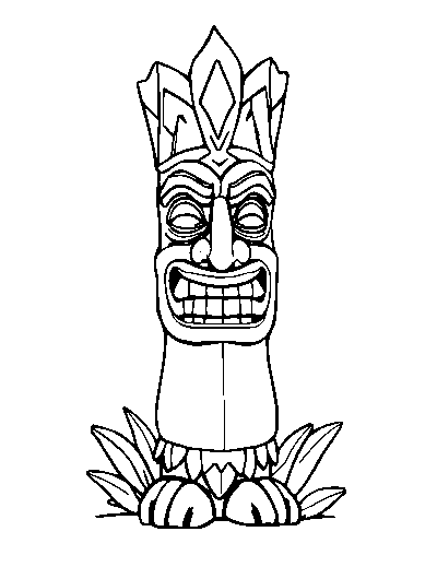 Tiki Statue
