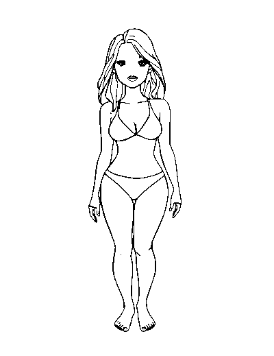 Woman in Swimsuit